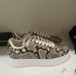 Jeffrey Campbell snakeskin sneakers